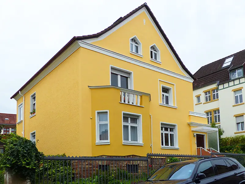 Renovierung einer gedämmten Fassade Baujahr 1927, Bild 8 von 8