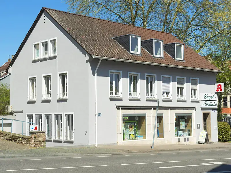 Malerarbeiten an einer Fassade, Bild 1 von 4