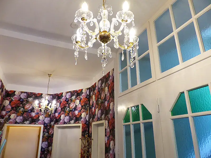Gestaltung eines Flures mit Tapete in einem Jugendstilhaus, Bild 6 von 6